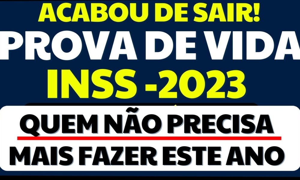 Saiu Prova De Vida Inss Veja A Lista De Quem EstÁ Dispensado De Fazer Em 2023 Eu Vi Na Tv 