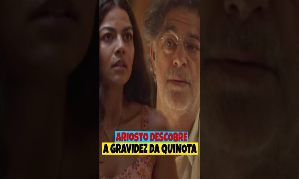 Ariosto descobre a gravidez da Quinota #noranchofundo #novela #novelas