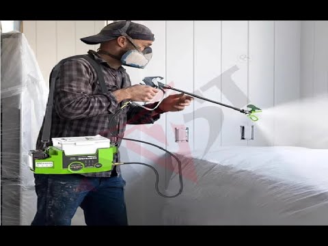 Cordless Portable Airless Sprayer  handheld backpack Paint Spraying Machine Review Aliexpress