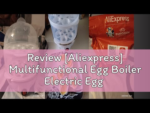 Review [Aliexpress] Multifunctional Egg Boiler Electric Egg Steamer Cooking Breakfast Machine Doubl