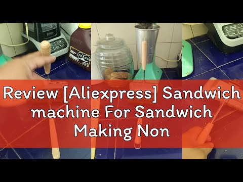 Review [Aliexpress] Sandwich machine For Sandwich Making Non Stick Double-Sided Baking Tray Hot Dog