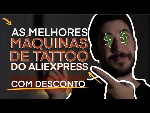 as MELHORES máquinas de tattoo COM DESCONTO no Aliexpress – 11.11 e Blackfriday