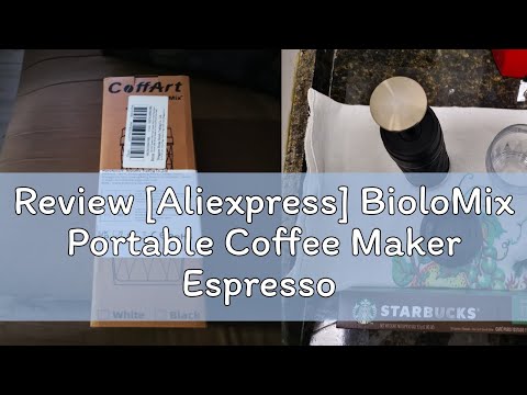 Review [Aliexpress] BioloMix Portable Coffee Maker Espresso Machine Hand Press Capsule Ground Coffe